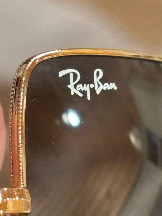 vintage 1971 Square Ray-Ban sunglasses brand new with case. main image 7
